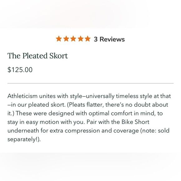 Honors - The Pleated Skort - Size Medium - Picture 6 of 14